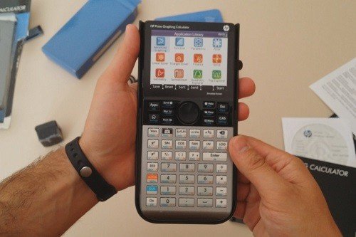 Holding HP Prime Graphing Calculator